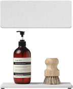 2PCS Beige Bathroom Sink Vanity Trays, Water Absorbing Diatomite Stone Drying - Image 5