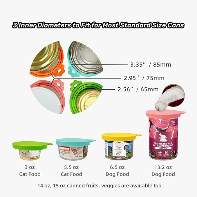 MoPawKT- Pet Food Can Covers, Silicone Can Lids - Image 7