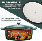 E-far 7QT Oval Dutch Oven Pot - Image 6