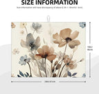Floral Dish Drying Mat for Kitchen Counter, 18 x 24 Inch Microfiber Spring - Image 3