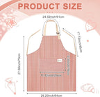 Janmercy 24 Pcs Aprons for Women Men - Image 2