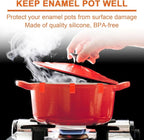 12pcs Dutch Oven Lid Protector Clips, Silicone Cookware Pan Protector Clips Pot - Image 3