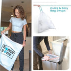 Home Zone Living 12 Gallon Slim Kitchen Trash Can - Image 4