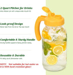 Soligt Glass Mason Jar Pitcher - Image 4
