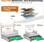 2-Pack 19"Deep Under Sink Organizer And Storage, 2-Tier L-Shaped Pull Out - Image 4
