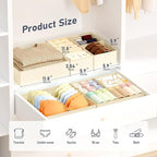 DIMJ Drawer Organizer Clothes, 28 Pack Dresser Organizer, Foldable Closet - Image 2