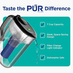 PUR Plus 7-Cup Water Filter Pitcher, Great-Tasting Water, Dishwasher Safe - Image 2