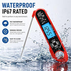 Digital Instant Read Meat Thermometer Waterproof Kitchen Food Cooking - Image 5