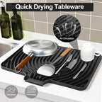 Dish Drying Mat for Kitchen Counter, - Image 4