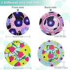 2 Large Reusable Beeswax Bowl Covers - Image 3
