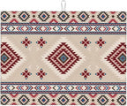 Rustic Ethnic African Dish Drying Mat Vintage Tribal Aztec Southwestern Drying by Unknown