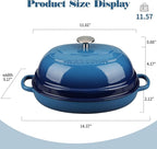 EDGING CASTING Enameled Oval Cast Iron Dutch Oven Pot - Image 2