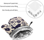 Bats and Flower Oven Mitts and Pot Holders Sets of 4, Resistant Hot Pads - Image 7