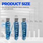 6 Pack Holikme 4 in 1 Cup Lid Cleaning Brush Set - Image 7
