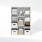 Furinno Reed Closet Organizers and Storage, 11-Cube Closet Organizer, Open - Image 5