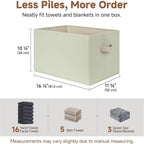 StorageWorks Storage Basket for Shelves, Closet Organizers and Storage Baskets - Image 3