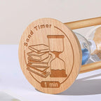 1 Minute Sand Timer, 1 Min Wooden Hourglass, Wood Mini Sand Clock, One Minute - Image 3