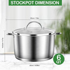 STOCKPOT Cooking Pot, Stainless Steel Stock Pot - Image 7