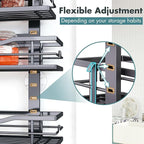 Eastherry Over The Door Pantry Organizer，9-Tier Over The Door Organizer - Image 5