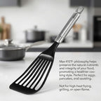 KSENDALO LFGB Certified Nylon Fish Spatula, Slotted Egg Turner - Image 4