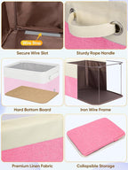 BALEINE 4 Pack Fabric Closet Storage Bins - Image 6