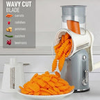 Zulay Kitchen Rotary Cheese Grater 5 Blade Cheese Shredder - Image 4