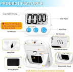 ZILLEEN Classroom Timer for Kids Teachers 2 Pack Digital Timers - Image 7