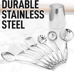 Zulay Kitchen Stainless Steel Cooking Utensil - Image 2