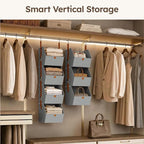 Homsorout Hanging Closet Organizer 4 Tier - Image 6