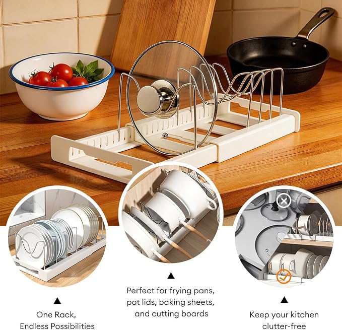 Adjustable Pot and Pan Organizer - Image 2