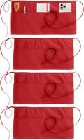 Utopia Wear 4 Pack Server Aprons by UTOPIAWEAR