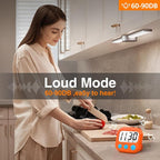 6 Pack Digital Kitchen Timer for Cooking Big Digits Loud Alarm Magnetic Backing - Image 3