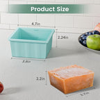 Silicone Freezer Tray for Soup Ice Cubes: 2-Cup Freezing Trays - Image 6