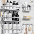 YASONIC Shower Caddy, Large Capacity Bath Organizer by YASONIC