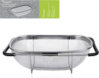 Tiawudi 6-Quart Large Over The Sink Colander, Heavy Duty 40% Thicker 18/8 by Tiawudi