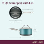 Anolon Achieve Hard Anodized Nonstick Sauce Pan - Image 2