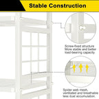 GIOTORENT 6-Wire Standing Storage Shelves, Metal Shelving Unit Pantry Rack - Image 5