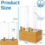 2 Pack 2 Gallon Large Drink Dispenser, Drink Dispenser - Image 3