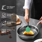 Silicone Spatula Set, 6 Pieces Food Grade Kitchen Utensils - Image 5