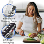 Stainless Steel Cheese Grater & Lemon Zester w/Extra Sharp Blade - Image 2