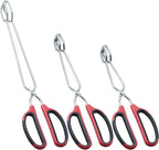HINMAY Stainless Steel Kitchen Scissor Tongs Set by HINMAY