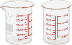 High Borosilicate Glass Measuring Cup-V-Shaped Spout，Glass Measuring Beaker by AckersBORO33