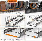 MUDEELA Pots and Pans Organizer Rack - Image 4