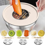 Umite Chef Mixing Bowls with Airtight Lids Set, Non-Slip Bottoms, 1.5QT - Image 8