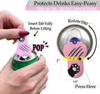 Soda Can Tab Opener Mini Soda Can Cover Easy Tab Opener and Drink Protector - Image 2