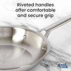 GoodCook Stainless Steel Fry Pan 10-Inch, Oven-Safe to 500F & Induction-Safe - Image 6