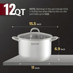 SUNHOUSE Stainless Steel Stock Pot - Image 2