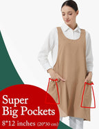Cozy Adjustable Cross Back Aprons - Image 2