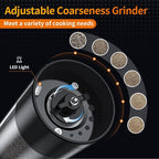 4Pack Electric Salt and Pepper Grinder Set USB Rechargeable - Image 3
