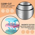 Magnetic Measuring Cups, 7 Stainless Steel Nesting Measuring Cup Set - Image 2